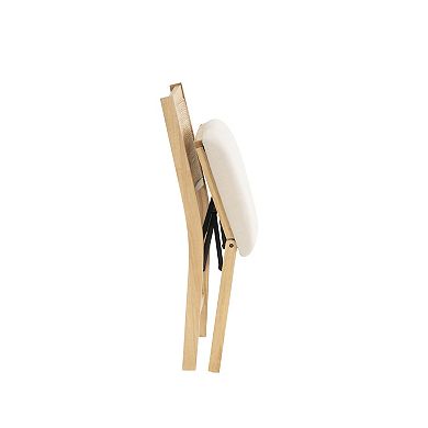 Linon Bina Cane Folding Dining Chair