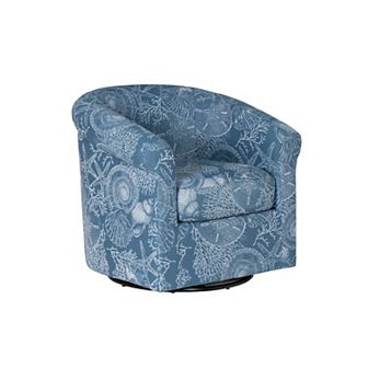 Linon Bonnie Swivel Club Arm Chair