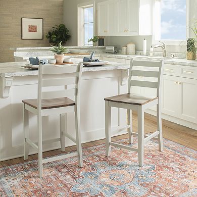 Linon Colm Counter Stool 2-piece Set