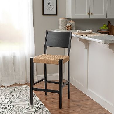 Linon Cadence Bar Stool 2-piece Set