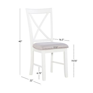 Linon Jane Dining Chair 2-piece Set
