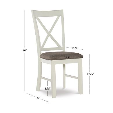 Linon Jane Dining Chair 2-piece Set