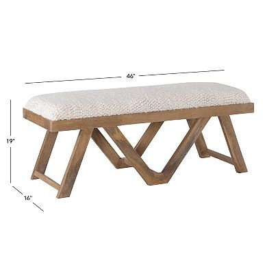 Linon Byan Upholstered Bench