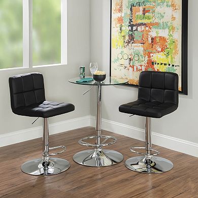 Linon Jenna Pub Table & Stool 3-piece Set