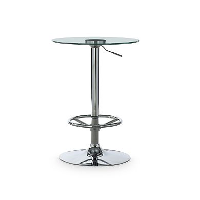 Linon Jenna Adjustable Pub Table & Stool 3-piece Set