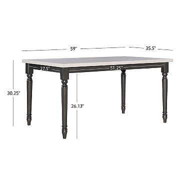 Linon Willow Dining Table