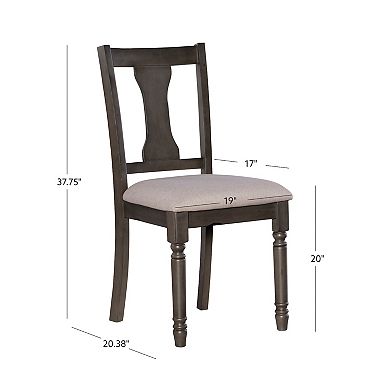 Linon Willow Dining Chair 2-piece Set