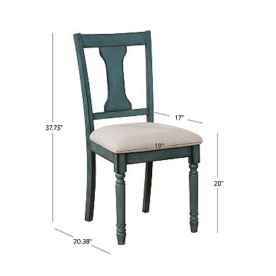 Linon Willow Dining Chair 2-piece Set