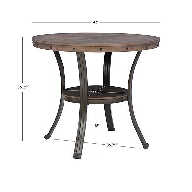 Linon Franklin Counter Height Pub Dining Table