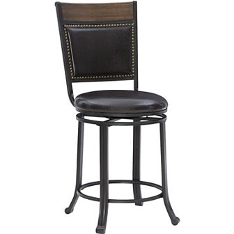 Linon Franklin Swivel Counter Stool