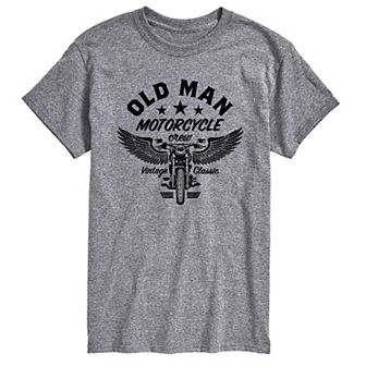 Men's Old Man Motorcycle Crew Tee