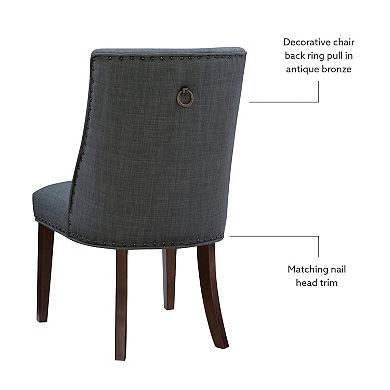 Linon Adler Dining Chair 2-Piece Set