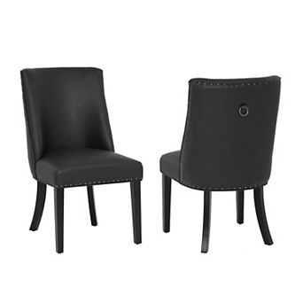 Linon Adler Dining Chair 2 pc Set