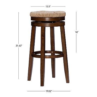 Linon Morgan 31-in. Swivel Bar Stool