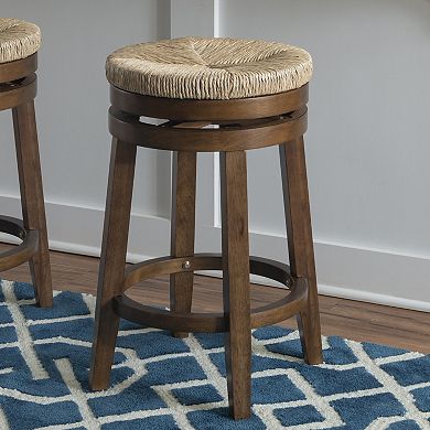 Linon Morgan 25-in. Swivel Counter Stool