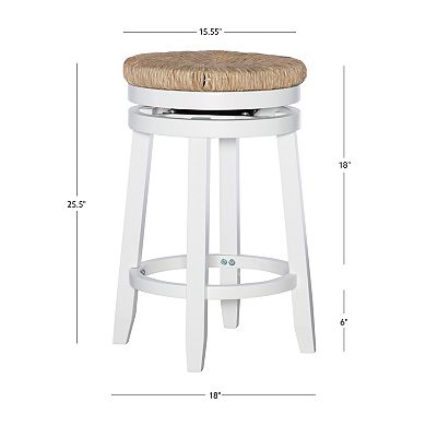 Linon Morgan 25-in. Swivel Counter Stool