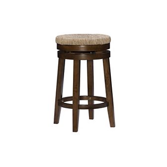 Linon Morgan 25 in Swivel Counter Stool