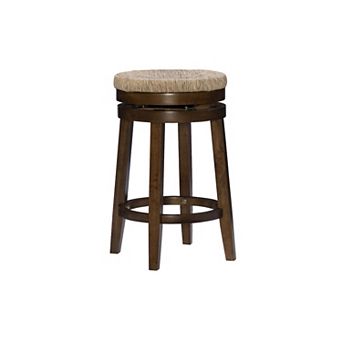 Linon Morgan 25 in Swivel Counter Stool