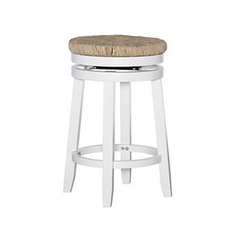 Linon Morgan 25 in Swivel Counter Stool