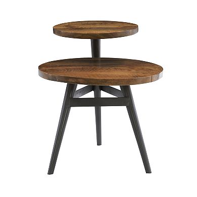 Linon Collis 2-Tier Side Table