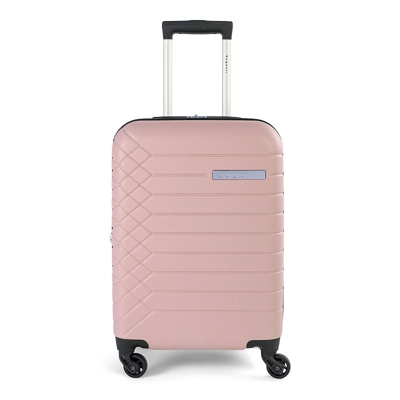 Bugatti Mecca Hardside Spinner Luggage, Pink, 28 INCH