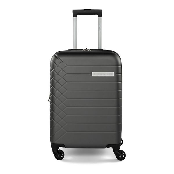 Bugatti Mecca 20Inch CarryOn Hardside Spinner Luggage Charcoal