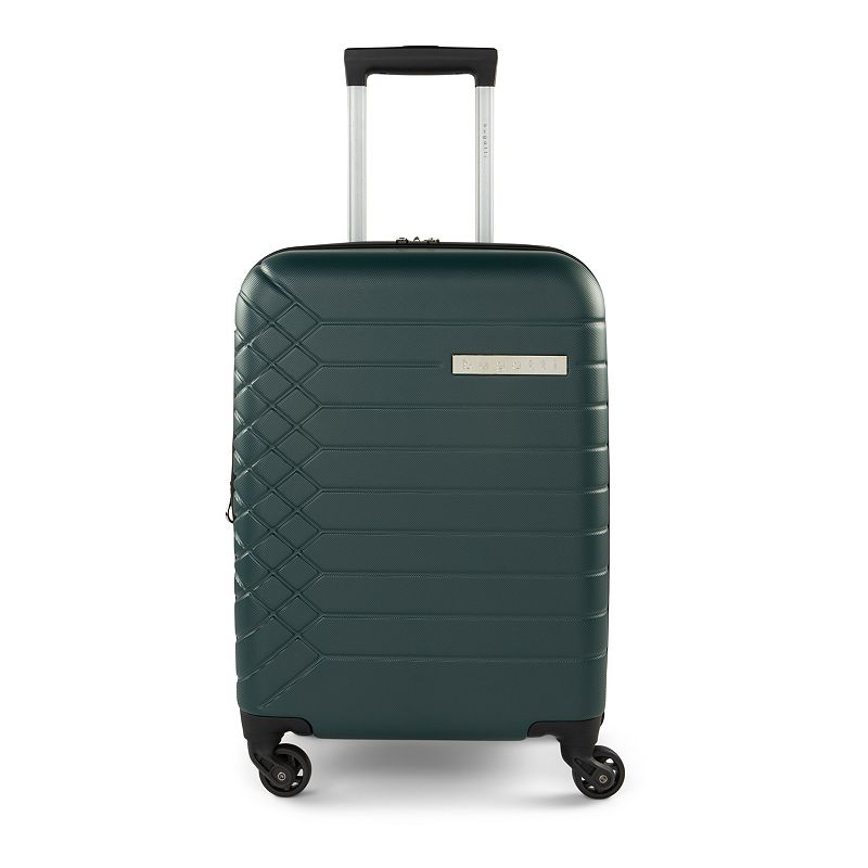 Bugatti Mecca Hardside Spinner Luggage, Dark Blue, 20 Carryon