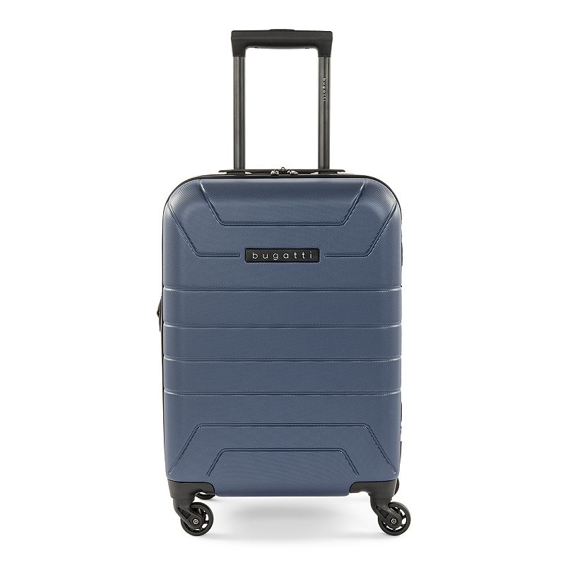 Bugatti Osaka 20-Inch Carry-On Hardside Spinner Luggage, Blue, 20 Carryon