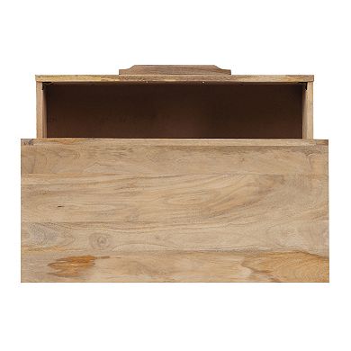 Linon Janie Rattan 3-Drawer Cabinet