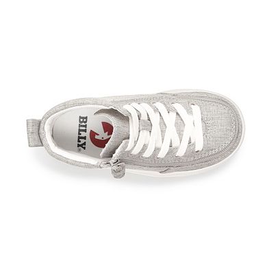 BILLY Footwear Grey Jersey Toddler Adaptive High Top Sneakers