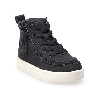 BILLY Footwear Grey Jersey Toddler Adaptive High Top Sneakers