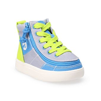 BILLY Footwear Grey Jersey Toddler Adaptive High Top Sneakers