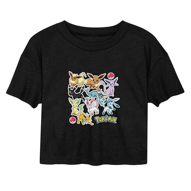 Junior's Pokemon All About Eevee Eeveeloution Graphic Tee White X Large 