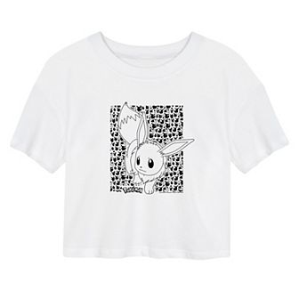 Juniors' Pokémon Eevee Cropped Tee