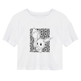 Juniors' Pokémon Eevee Cropped Tee