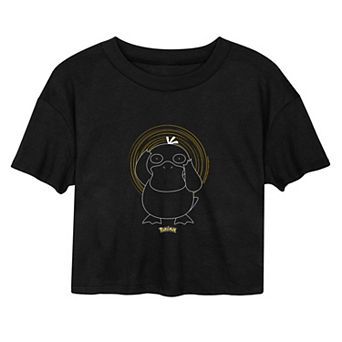 Juniors' Pokémon Psyduck Cropped Tee