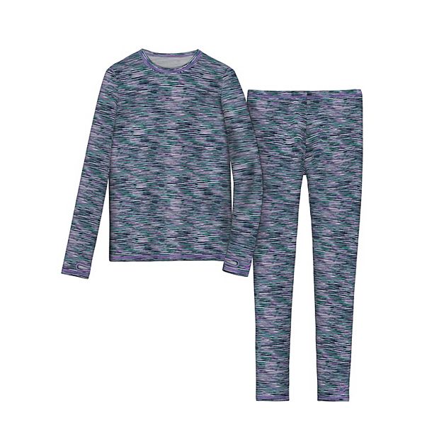 Girls 7-16 Comfortech Stretch 2-Piece Base Layer Set