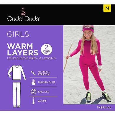 Girls 7-16 Thermal 2-Piece Base Layer Set