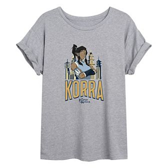 Juniors' The Legend Of Korra Oversized Tee