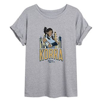 Juniors' The Legend Of Korra Oversized Tee