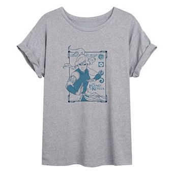 Juniors' The Legend Of Korra Oversized Tee