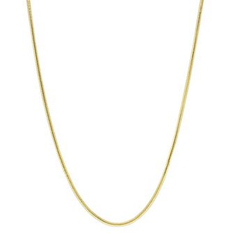 Stella Grace Sterling Silver 1.2 mm Snake Chain Necklace