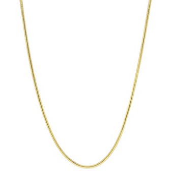Stella Grace Sterling Silver 1.2 mm Snake Chain Necklace