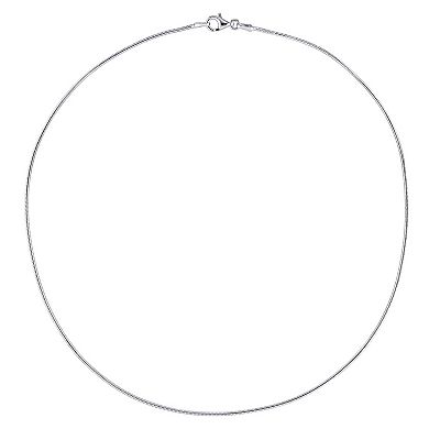 Stella Grace Sterling Silver 1.2 mm Snake Chain Necklace