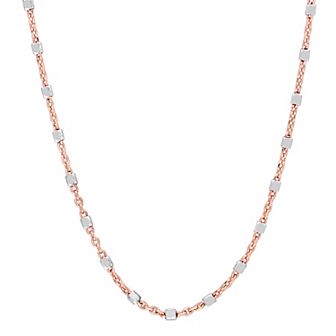 Stella Grace 18k Gold & Sterling Silver Bead Chain Necklace