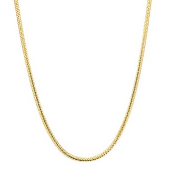 Stella Grace Sterling Silver 3 mm Herringbone Chain Necklace