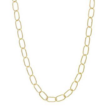 Stella Grace Sterling Silver 6.5 mm Twisted Rolo Chain Necklace
