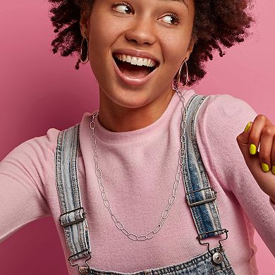 Stella Grace 18k Gold Over Silver 6.5 mm Twisted Rolo Chain Necklace