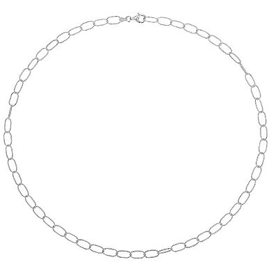 Stella Grace 18k Gold Over Silver 6.5 mm Twisted Rolo Chain Necklace