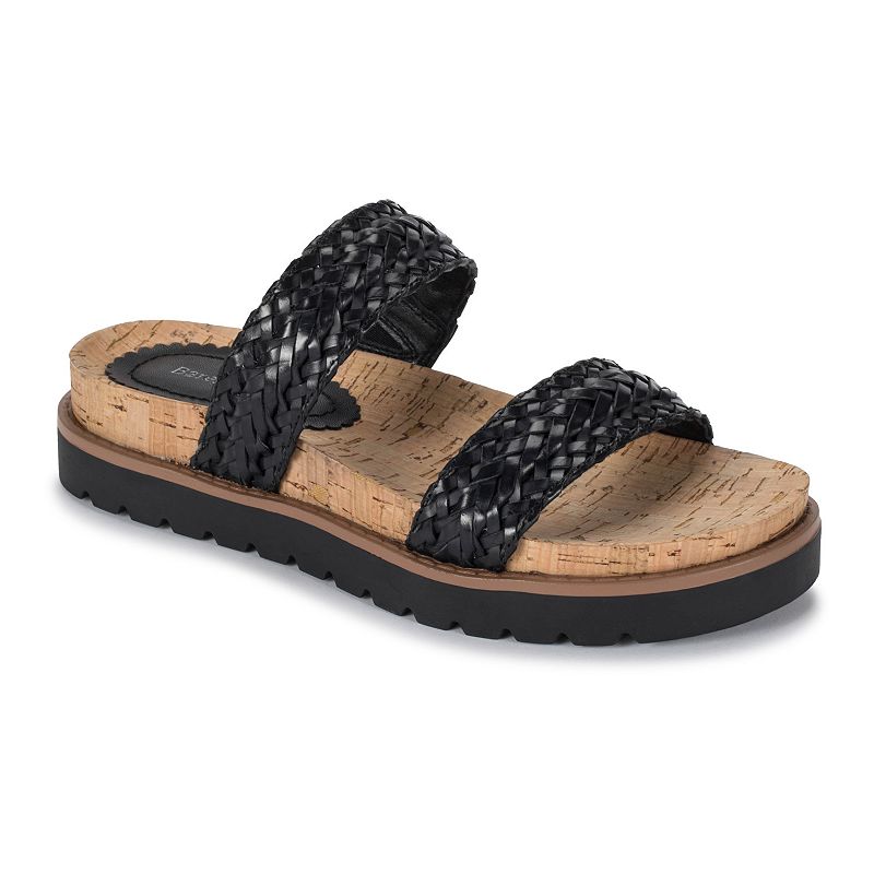 Baretraps Deanne Womens Slide Sandals, Size: 5.5, Black